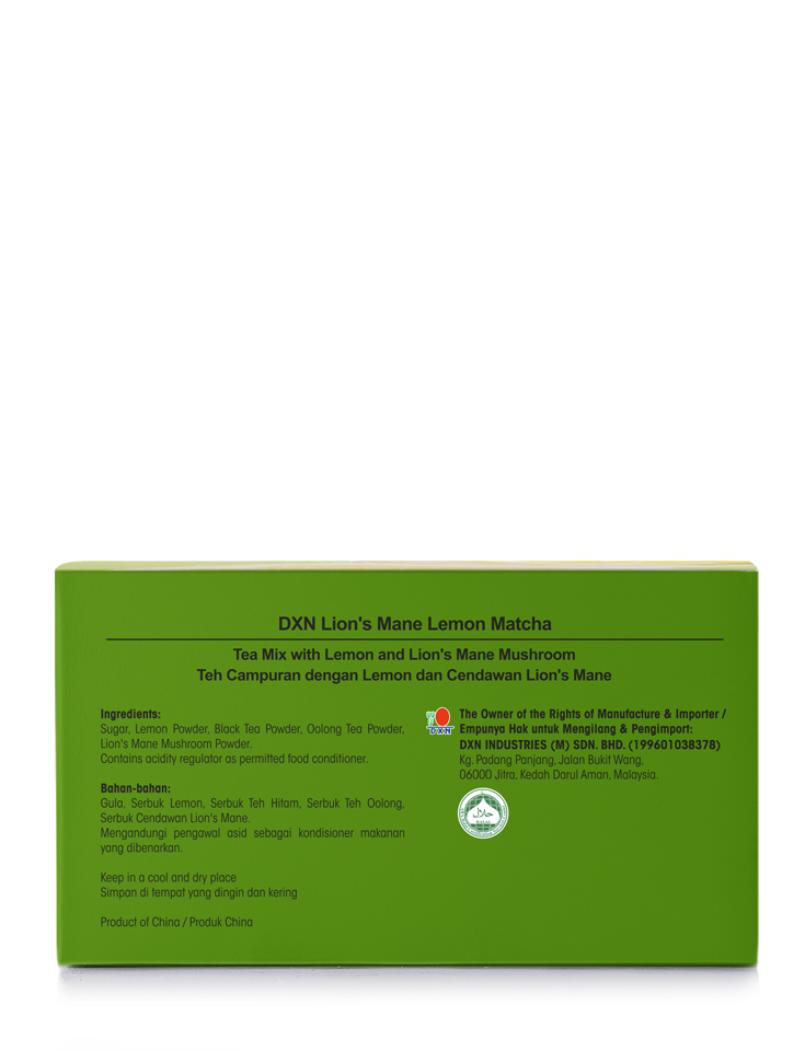 DXN Lion's Mane Lemon Matcha