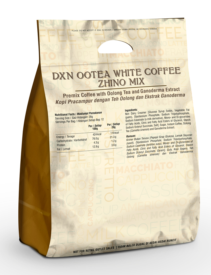 DXN Ootea White Coffee Zhino Mix